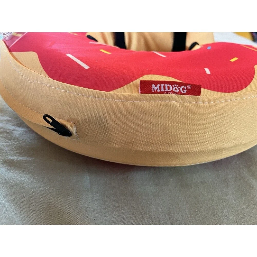 New MIDOG Dog Cone Soft Cone for Dogs After Surgery Pet Inflatable Collar Size M